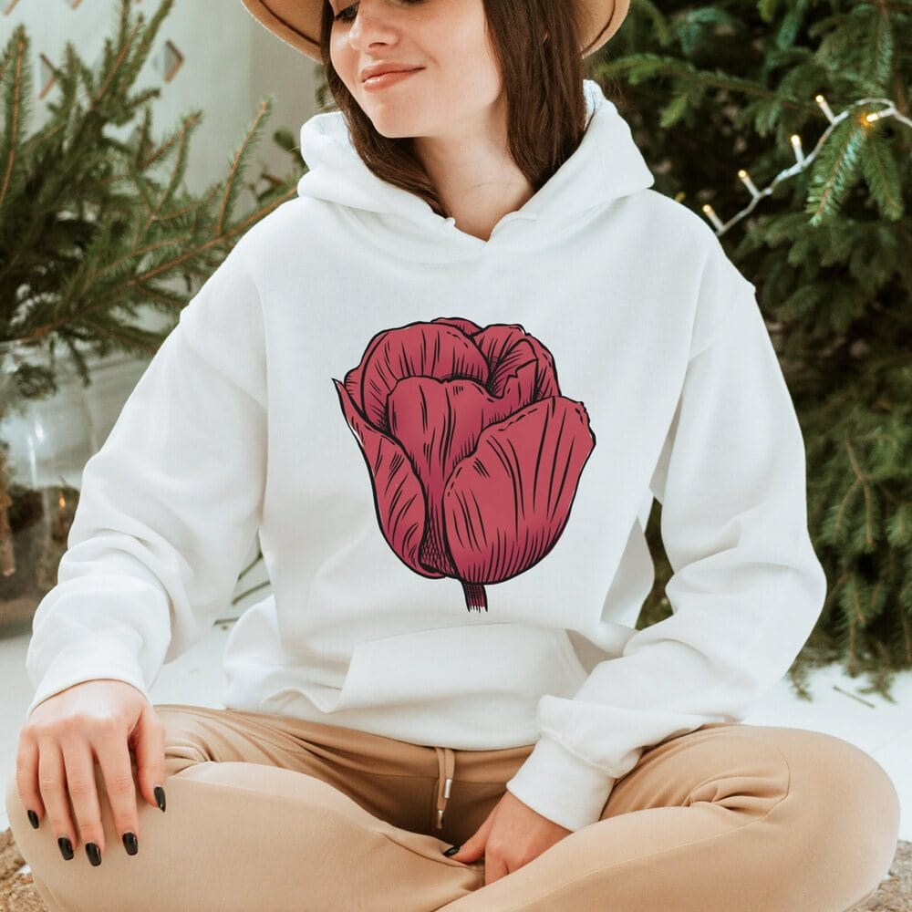 This flower girl hoodie is a perfect surprise gift for every plant lover, gardener, plant girl and botanical lover. Perfect as a birthday gift idea for best friend, mom, girlfriend, sister, sister-in-law, officemate, office friend, or colleague.
