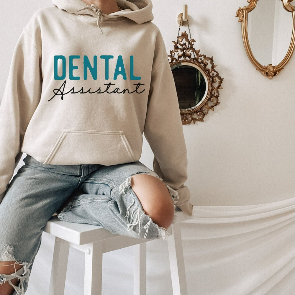 Dental Assistant Sweatshirt, Dental Hygienist Shirt, Dentist Appreciation Gift for Dental Staff RDN, Graduation Gift Dental School 
