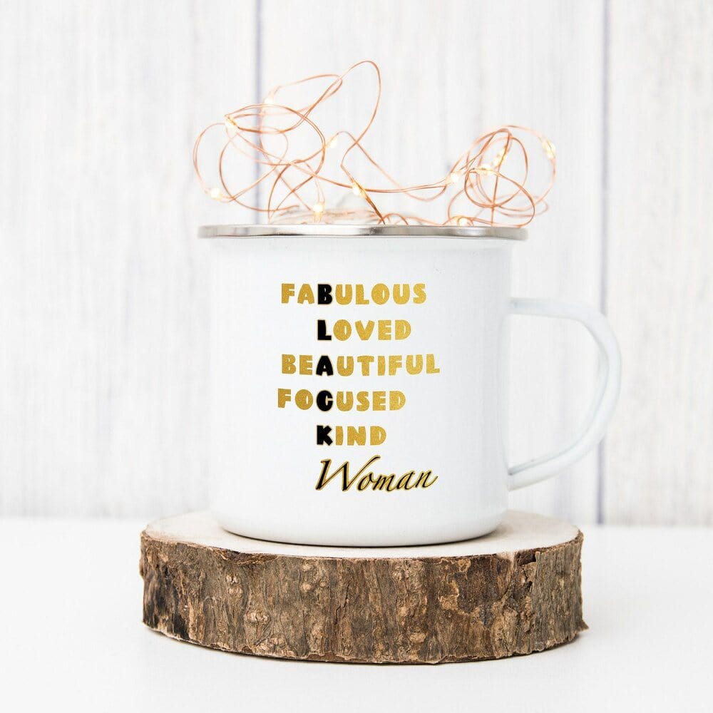 This inspirational mug represents African-American culture, Afro-centric values, female empowerment, boosting self-confidence, and patriotism. Everyone deserves a coffee break with our melanin mug while enjoying life to the fullest. Black Girl Birthday