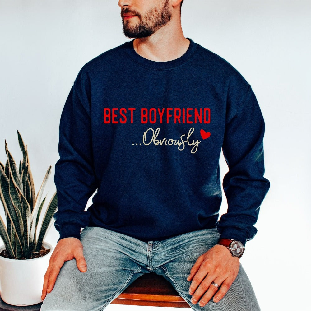 Matching Couple Sweatshirt, Valentine's Day Shirts, Bf Gf Sweater, Him Hers Matching Outfits, Cute Movie Night Shirt for Women, Dating Top