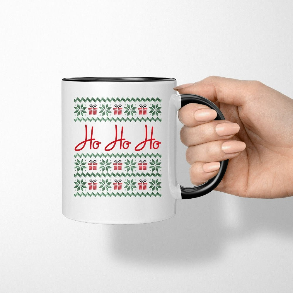 Merry Christmas Gift, Christmas Mug, Xmas Vacation Campfire Cups, Hot Chocolate Mug, Holiday Enamel Mug for Women, Funny Xmas Mug Her, Christmas Coffee Mug