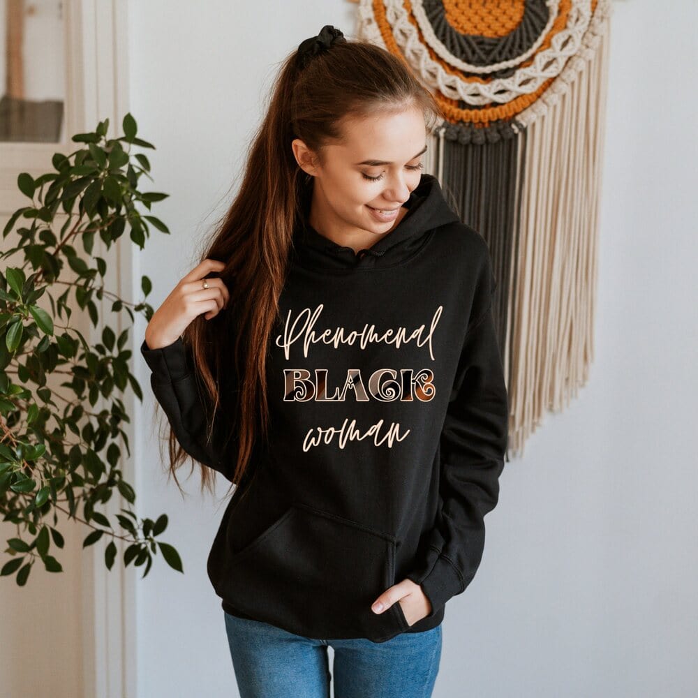 This Strong Black Girl Hoodie portrays women empowerment, women empowering women, empowering young women, and self-worth. Grab this black woman sweatshirt, strong black women's shirt, gift shirt, black power shirt, and black girl gift for your loved ones.