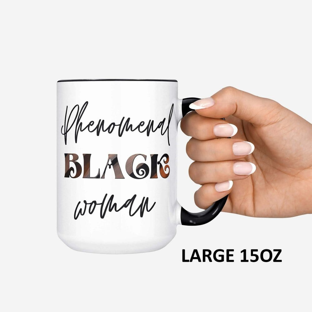 Our Empower Women Coffee Mugs are absolutely unique, adorable and can be used for every day. It’s high quality print makes it more outstanding, durable and can be gift for Afro-woman, African-American and strong independent woman.