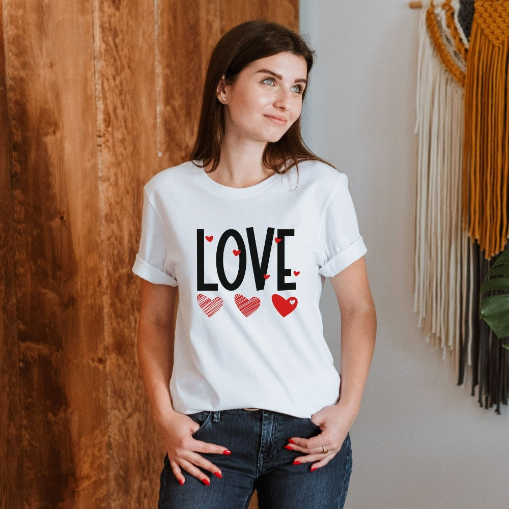 Valentine's Day Shirt, Cute Valentine T-Shirt, Ladies Valentines Tee, Fiancée Fiancé Engagement Gift, Matching Honeymoon Shirt