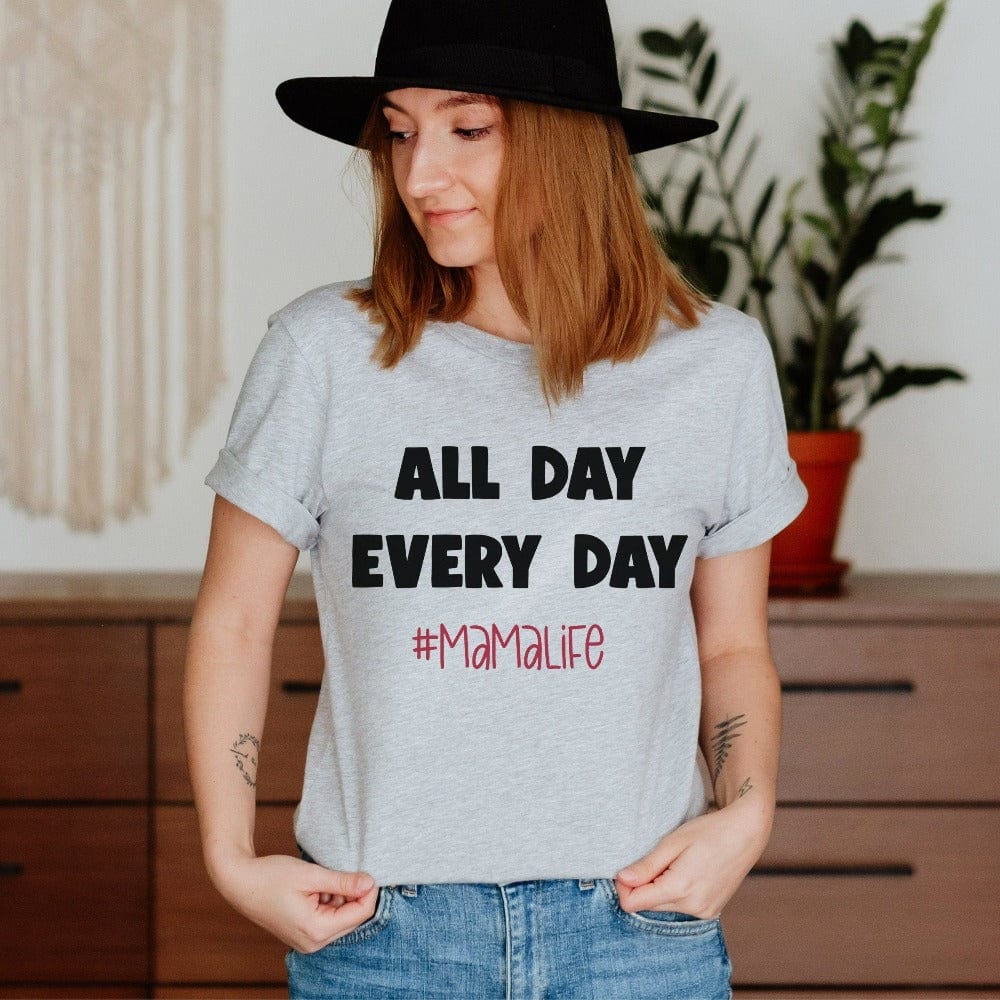 Get this chuckle mama life t-shirt for your mom, mama, mumsy, stepmom or grandmother. A perfect gift idea for all the mothers on occasions like Mother's Day, Birthday and Christmas. A funny shirt for a daily or weekend errands.