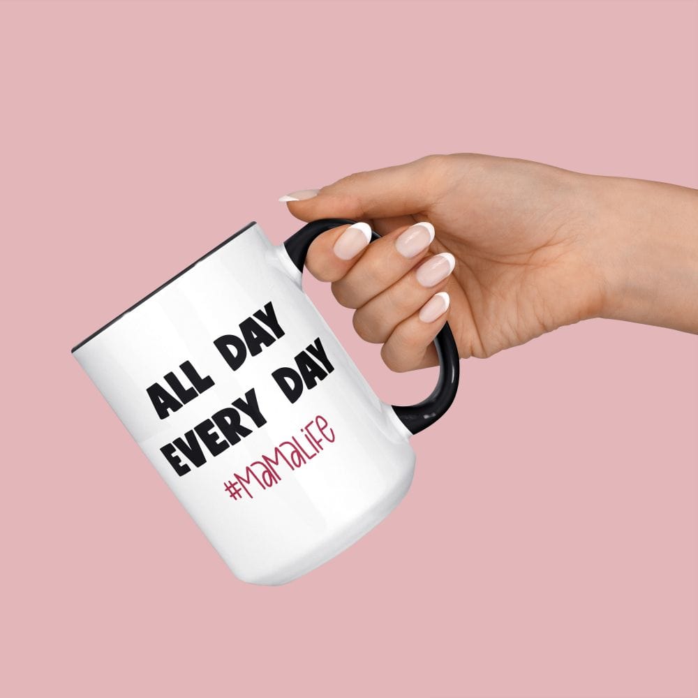 Get this chuckle mama life mug for your mom, mama, mumsy, stepmom or grandmother. A perfect gift idea for all the mothers on occasions like Mother's Day and Birthday. An uplifting coffee or tea mug present to our busy mom.