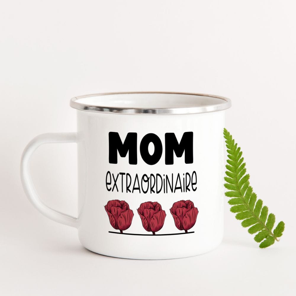 Show our love by giving our extraordinaire mom, mommy, mama, mumsy, stepmom or grandmother a special gift. This floral mug makes a great thanksgiving gift for having her in our life. A beautiful coffee or tea mug for your extraordinary mother.