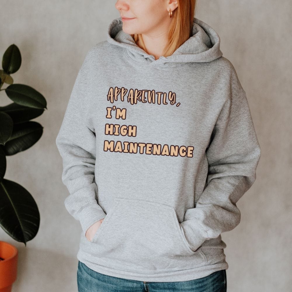 This empowered hoodie is a perfect gift idea for every women like your mom, wife and sister on birthday, Christmas and mother's day. A sassy hoodie that has a funny saying perfect for those who loves ironic and hilarious quotes. A good fit for plus size.