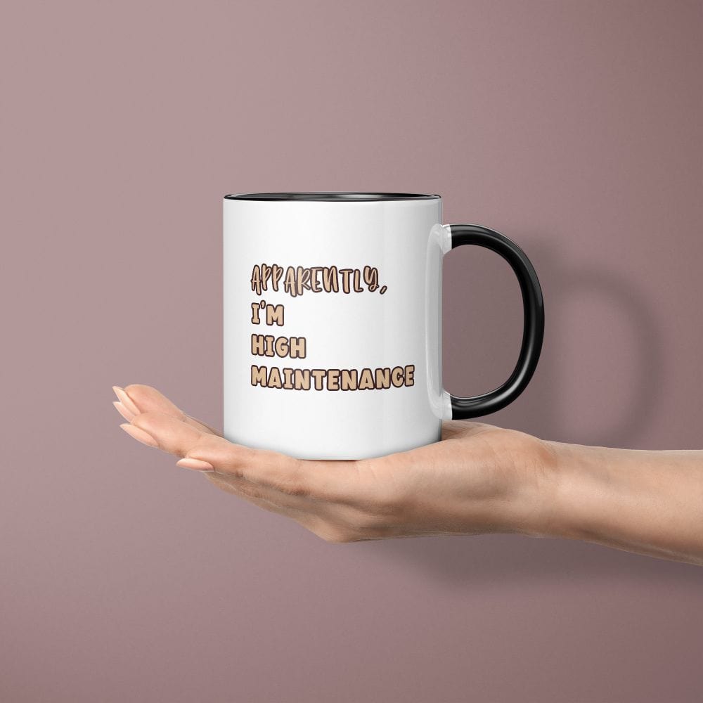 This uplifting mug is a perfect gift idea for your mom, wife and sister on birthday, Christmas and mother's day. A cute ceramic mug for those who loves ironic and hilarious quotes. This sassy mug is adorable for it's funny and sarcastic saying.