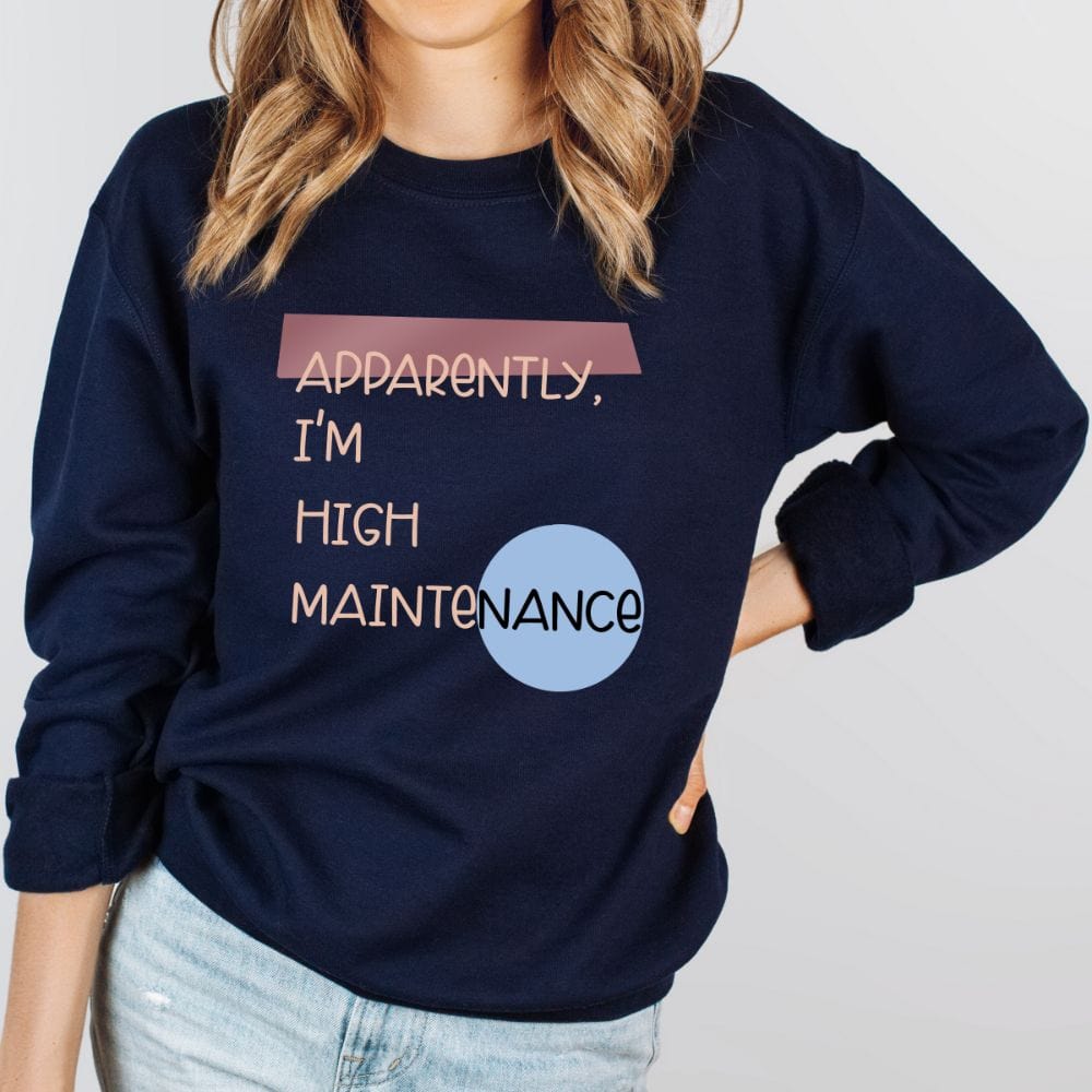 This empowered sweatshirt is a perfect gift idea for every women like mom, wife and sister on birthday, Christmas and mother's day. A sassy sweater that has a funny saying perfect for those who loves ironic and sarcastic quotes. A good fit for plus size.