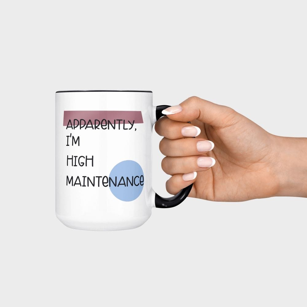 This uplifting mug is a perfect gift idea for your mom, wife and sister on birthday, Christmas and mother's day. A cute ceramic mug for those who loves ironic and hilarious quotes. This sassy mug is adorable for it's funny and sarcastic saying.