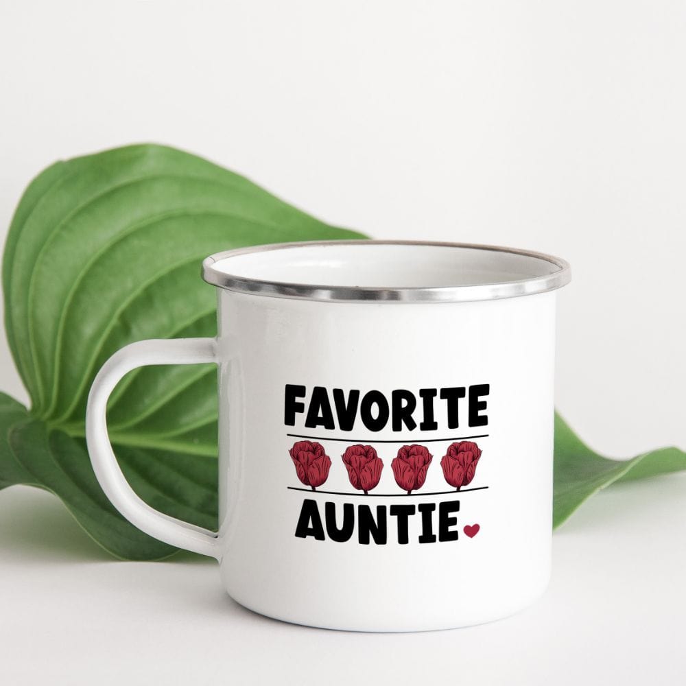 This uplifting best aunt ever mug is a cute gift idea for auntie on birthday and Xmas from her favorite niece or nephew. A thanksgiving gift for being the best aunt. A floral mug that would be a great coffee cup during a family day and holiday.