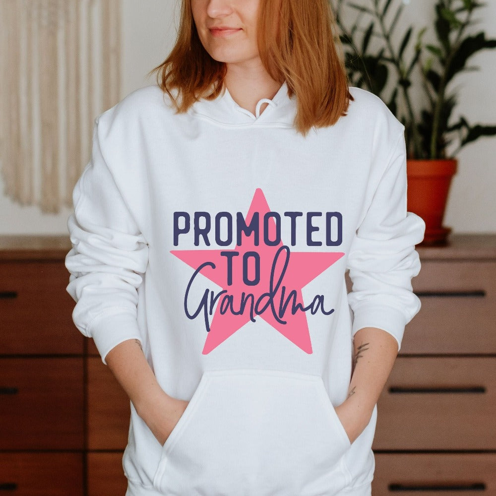 Cute promoted to grandma and grandpa baby announcement gift idea for grand mom and dad. Great for baby shower, family reunion or thanksgiving holiday pregnancy reveal to family. Celebrate the newest grandparents with this thoughtful surprise idea.