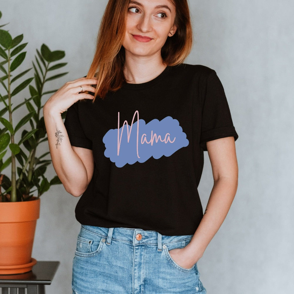 This shirt is a perfect gift for mama on birthdays, Christmas holidays, anniversary or Mother's Day. This minimalist uplifting top for women -  mom, bonus step mama, wife, sister, aunt, daughter, friend, grandma or loved one - is a perfect appreciation gift. Also makes a great gift idea for the a mom during her baby shower or as a coming home from hospital outfit. Also works as a baby announcement outfit for a pregnancy surprise event. 