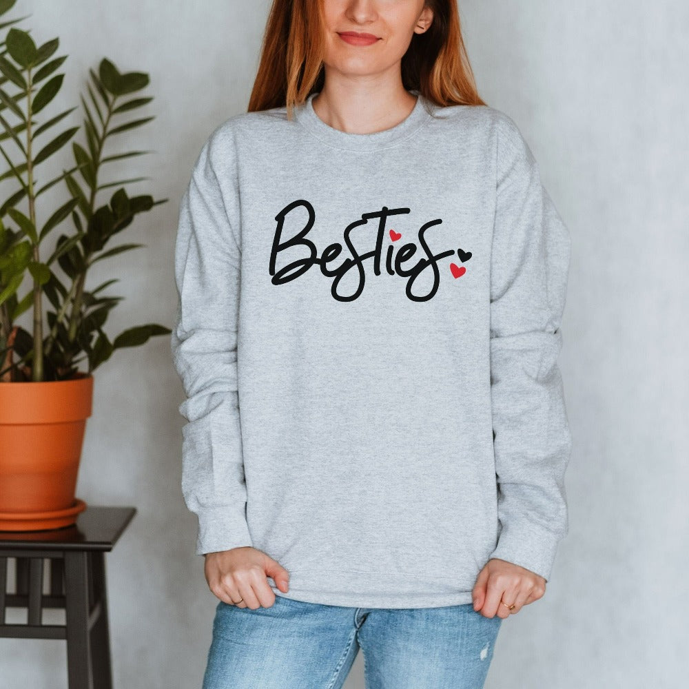 Bestie Sweatshirt, Sister Squad Shirts, Matching Besties Sweater, Bestfriend Birthday Shirt, Cute Friends Bachelorette Party Outfit