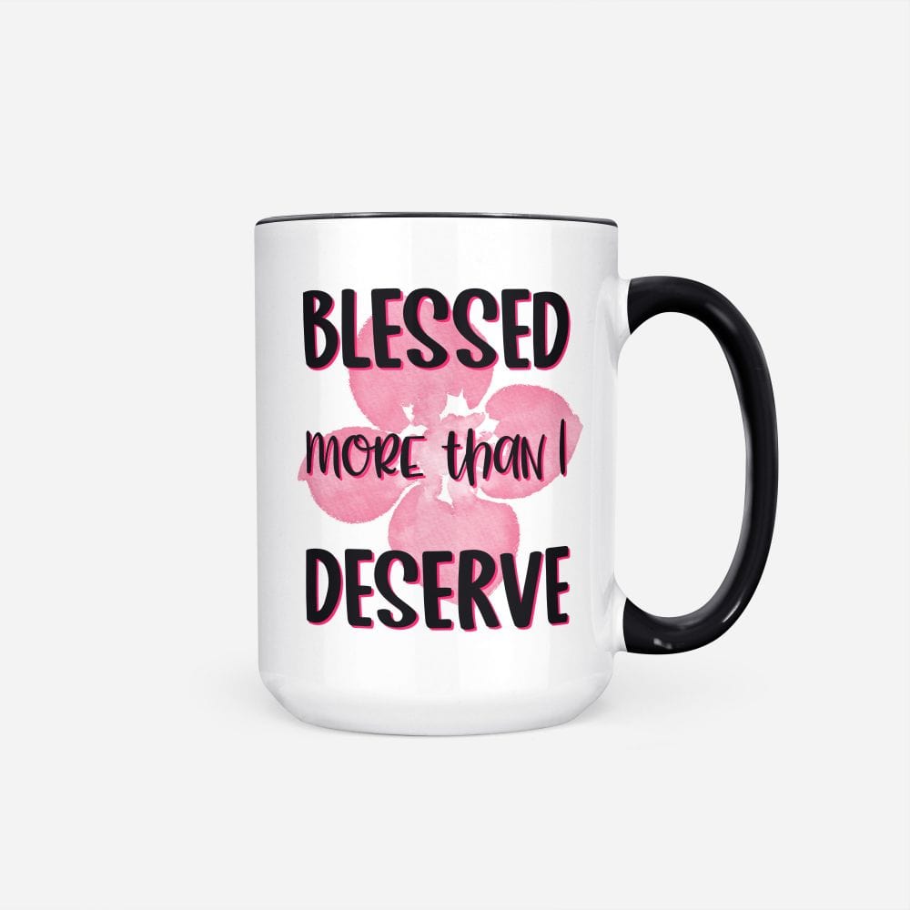 This uplifting Christian mug is a perfect gift idea. It has a motivational quotes to feel blessed and have faith to Jesus Christ. This ceramic mug is an ideal gift for your religious mom, sister and family on birthday, anniversary, and Christmas.