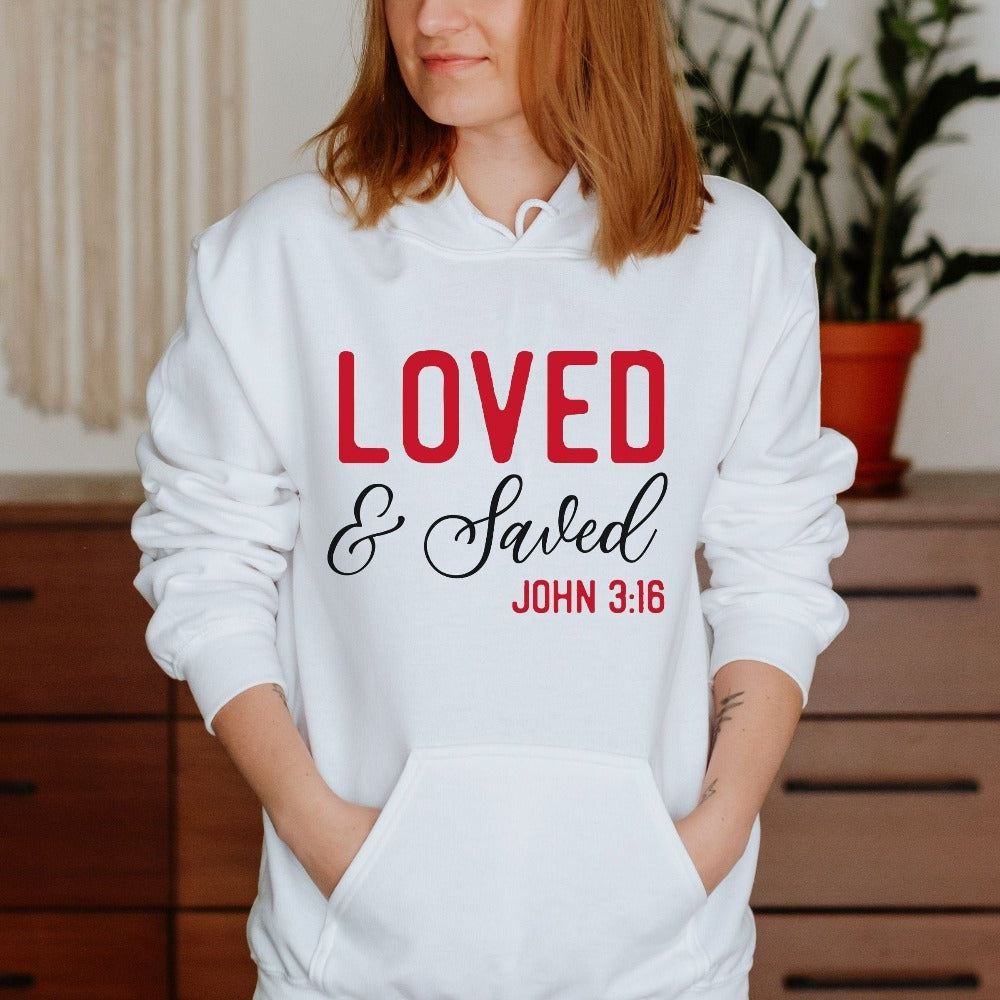 Couple Matching Hooded Sweatshirts- Loved and Covered by Him and Her – A  Perfect Shirt