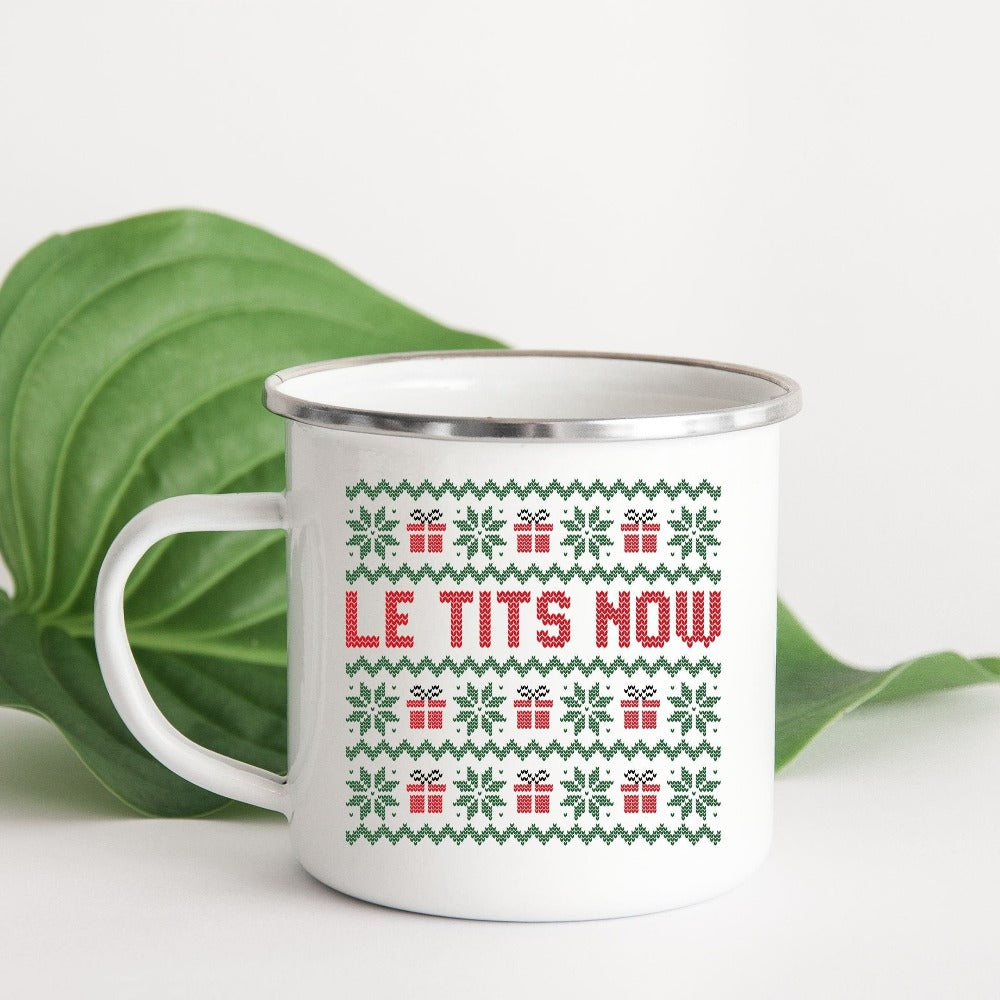 Christmas Coffee Mug, Funny Christmas Gift for Mom Wife, Happy Holiday Mug, Friends Christmas Party Cup, Family Santa Christmas Mug, Winter Cups
