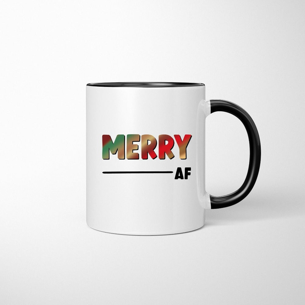 Christmas Coffee Mug, Merry Christmas Gifts, Xmas Gifts for Teacher, Funny Holiday Presents for Mom, Daughter Wife Friend, Gift Ideas