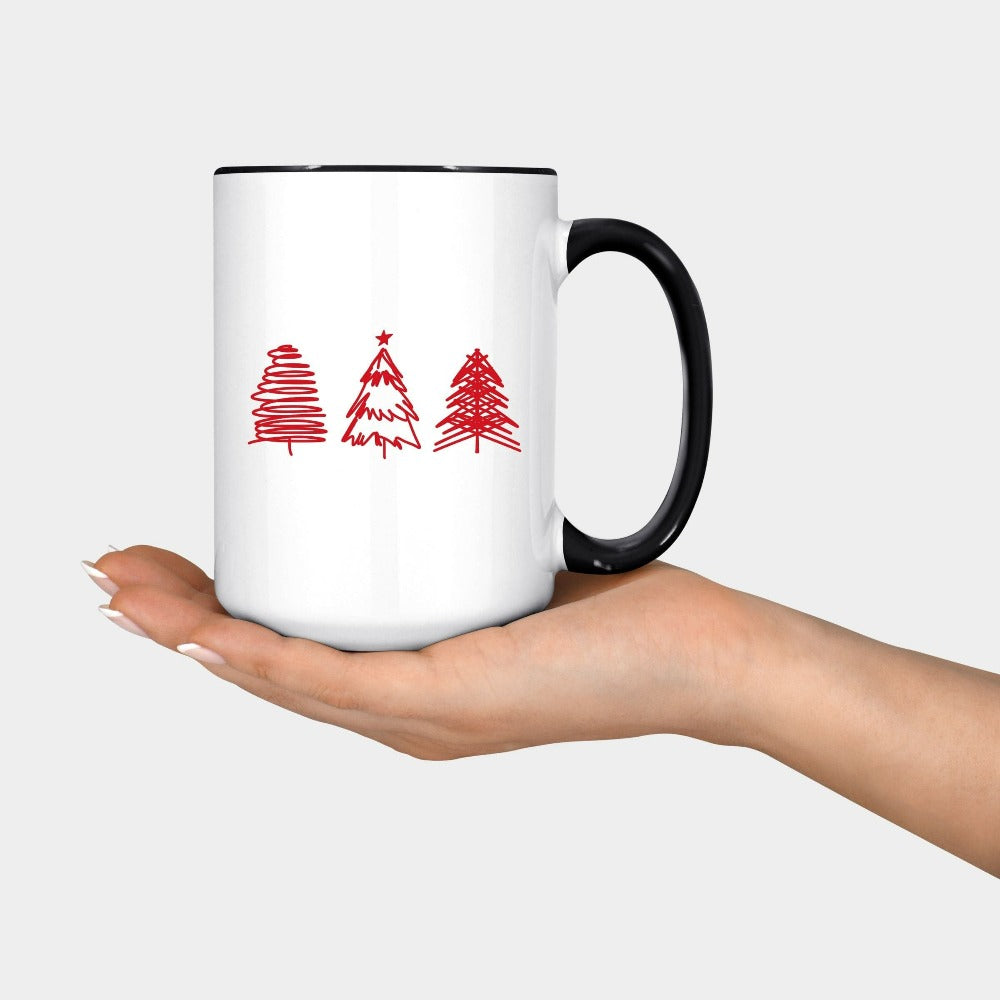 Christmas Coffee Mug, Merry Christmas Holiday Gift Idea, Winter Holiday Season Present, Gift for Her, Family Group Cousin Staff Squad, Xmas Gift
