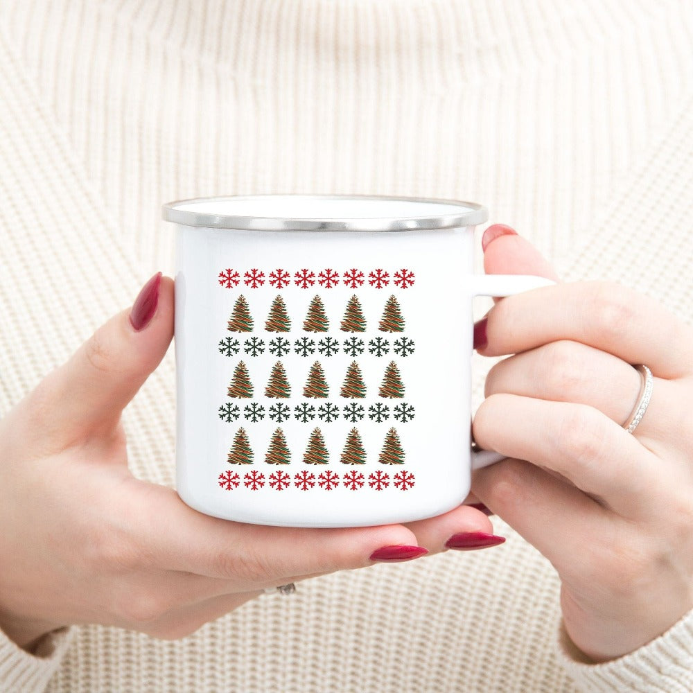 Christmas Coffee Mug, Winter Holiday Gifts, Xmas Gift Ideas, Hot Chocolate Mugs, Cute Christmas Santa Ho Ho Cups, Gift for Teacher 