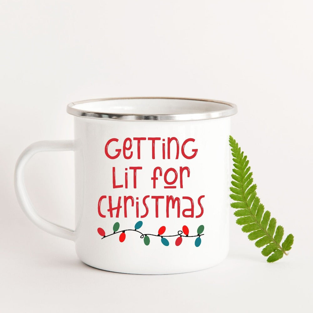 Christmas Coffee Mugs, Santa Ho Ho Gifts, Winter Holiday Gift for Teacher, Christmas Gift for Mom, Merry Christmas Hot Chocolate Mug, Xmas Cup
