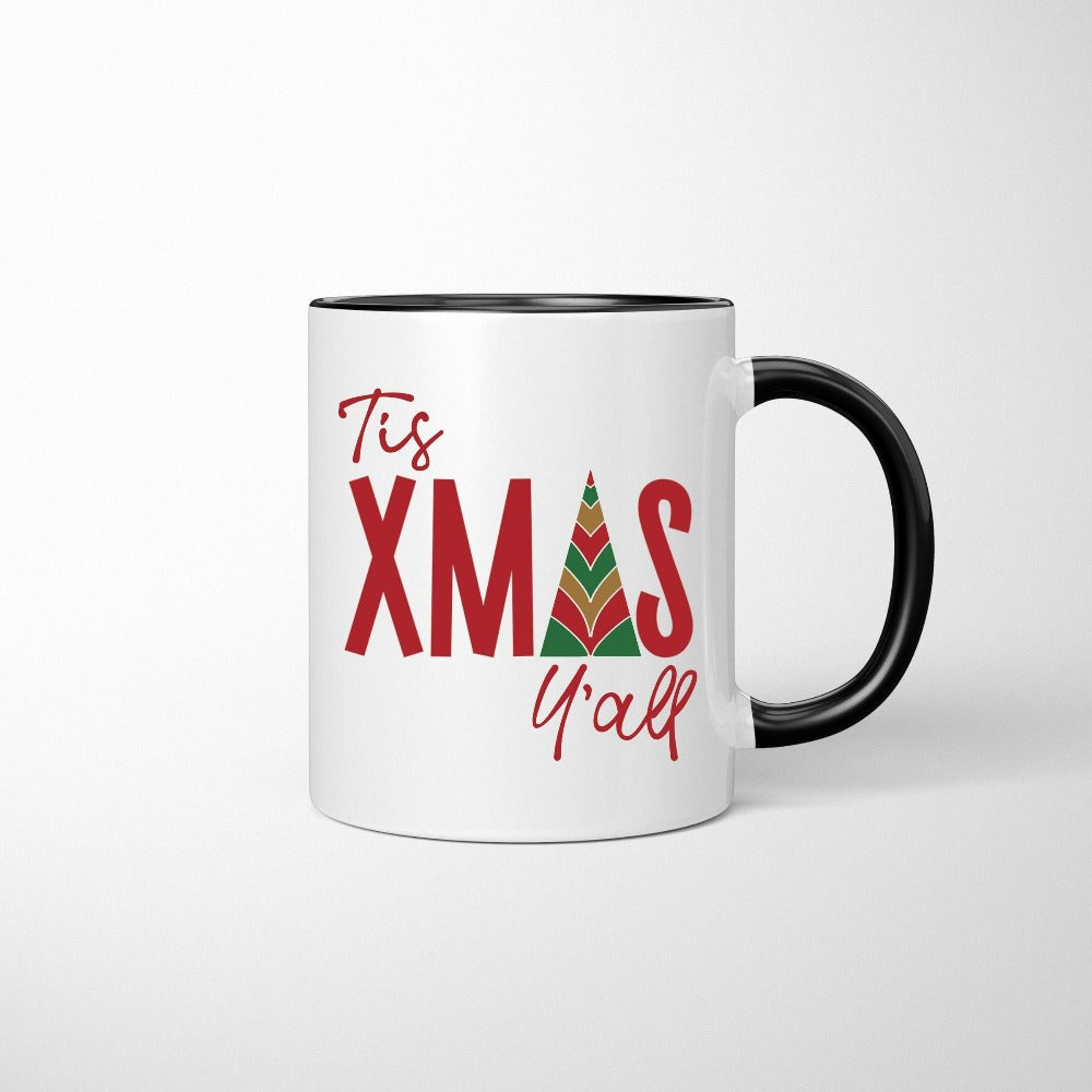 Christmas Coffee Mugs, Secret Santa Gifts, Winter Holiday Gift for Teacher, Christmas Gift for Mom, Merry Christmas Hot Chocolate Mug