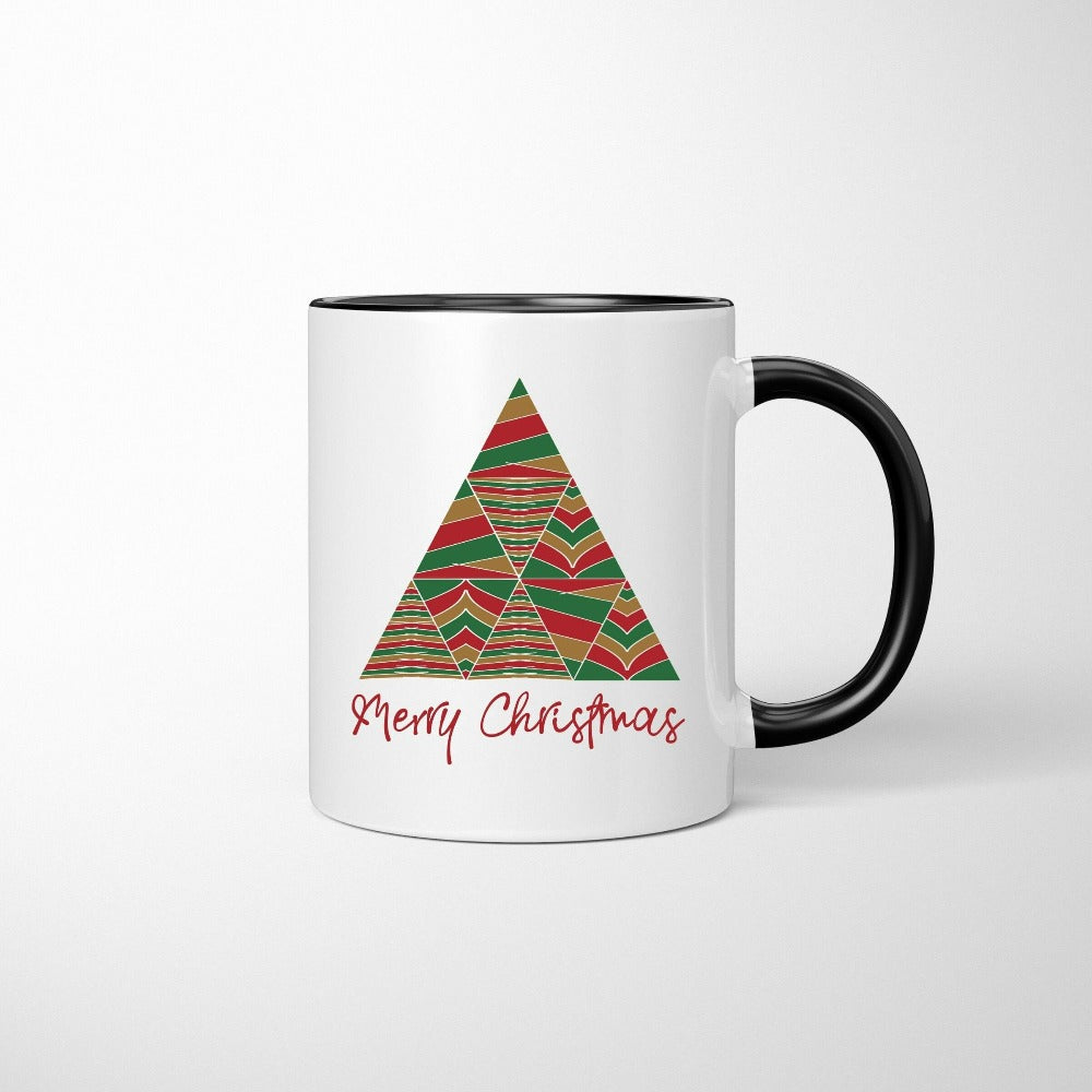 Christmas Coffee Mugs, Secret Santa Gifts, Winter Holiday Gift for Teacher, Christmas Gift for Mom, Merry Christmas Hot Chocolate Mug, Xmas Mug