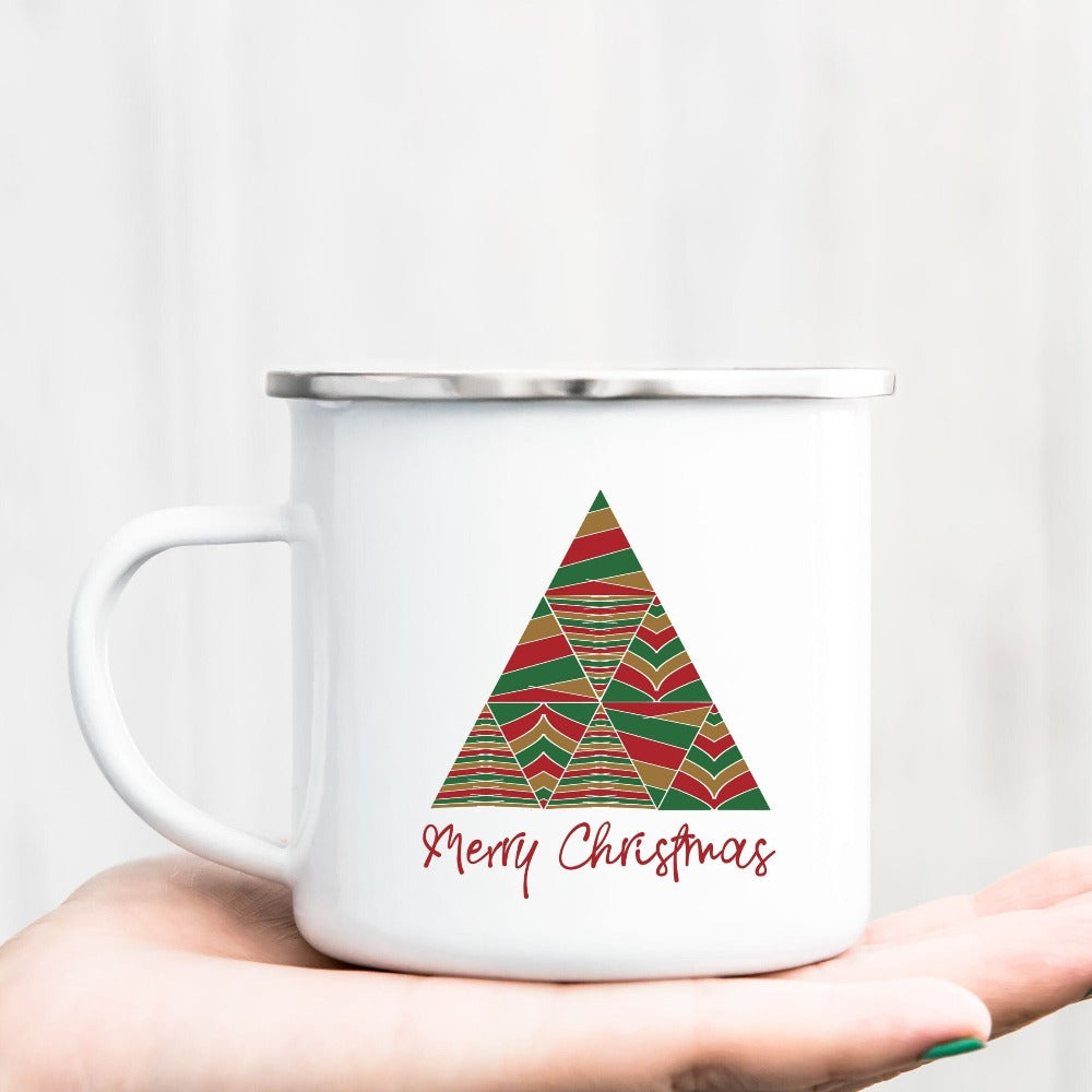 Christmas Coffee Mugs, Secret Santa Gifts, Winter Holiday Gift for Teacher, Christmas Gift for Mom, Merry Christmas Hot Chocolate Mug, Xmas Mug