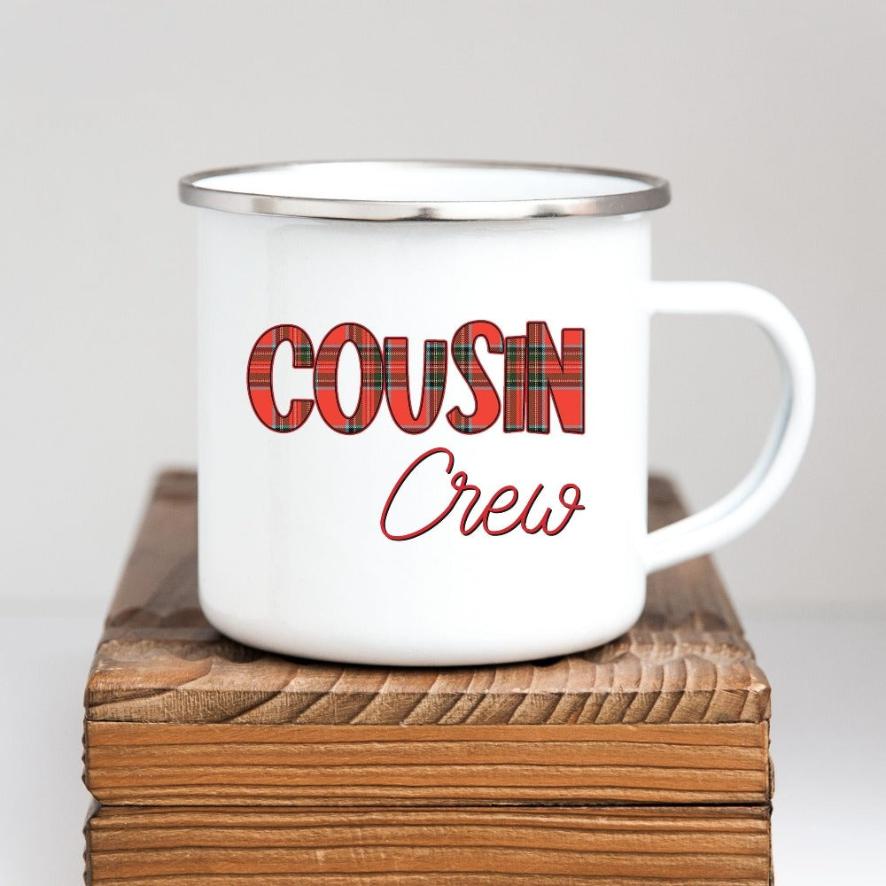 Christmas Cousin Mug, Cousin Crew Christmas Mug, Holiday Cup, Cousin Christmas Gift Exchange Ideas, Hot Chocolate Mug, Cute Xmas Cups, Winter Cup