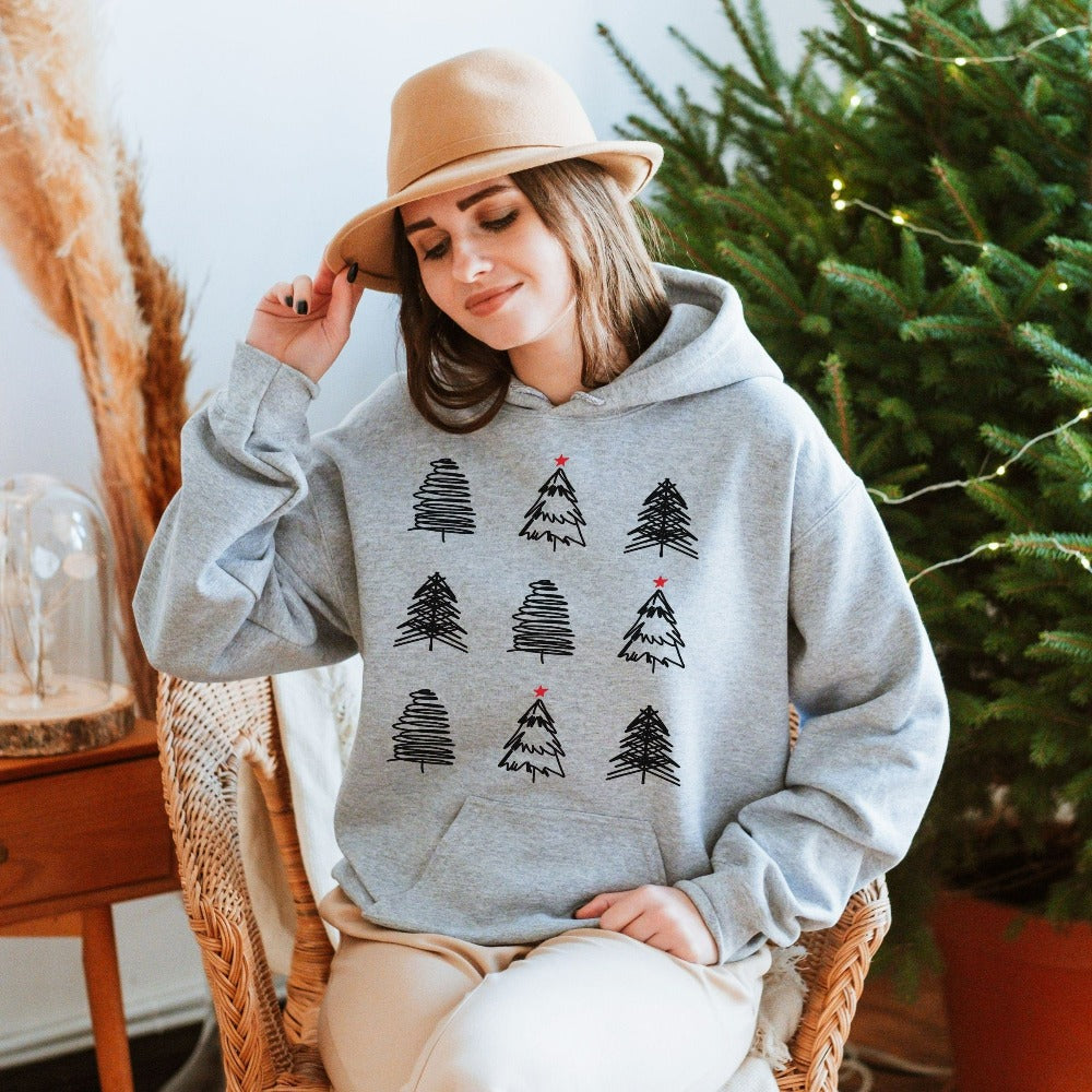 Christmas Crewneck, Holiday Sweaters for Women, Merry Christmas Gifts, Xmas Family Vacation Present, Cute Matching Pajama Tops, Christmas Jumper