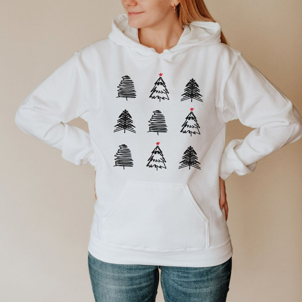 Christmas Crewneck, Holiday Sweaters for Women, Merry Christmas Gifts, Xmas Family Vacation Present, Cute Matching Pajama Tops, Christmas Jumper