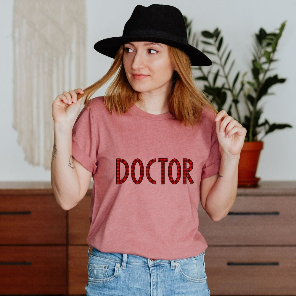 Christmas Doctor Shirt, Matching Christmas Party TShirt, Doctor Christmas Stocking, Holiday Gifts for Favorite Doctor, Medical Shirt