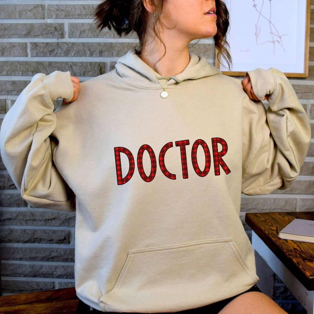 Christmas Doctor Sweatshirt, Cute Holiday Sweater for Medical Student Graduate, Doctor Crew Christmas Party Shirt, Doctor Xmas Gifts
