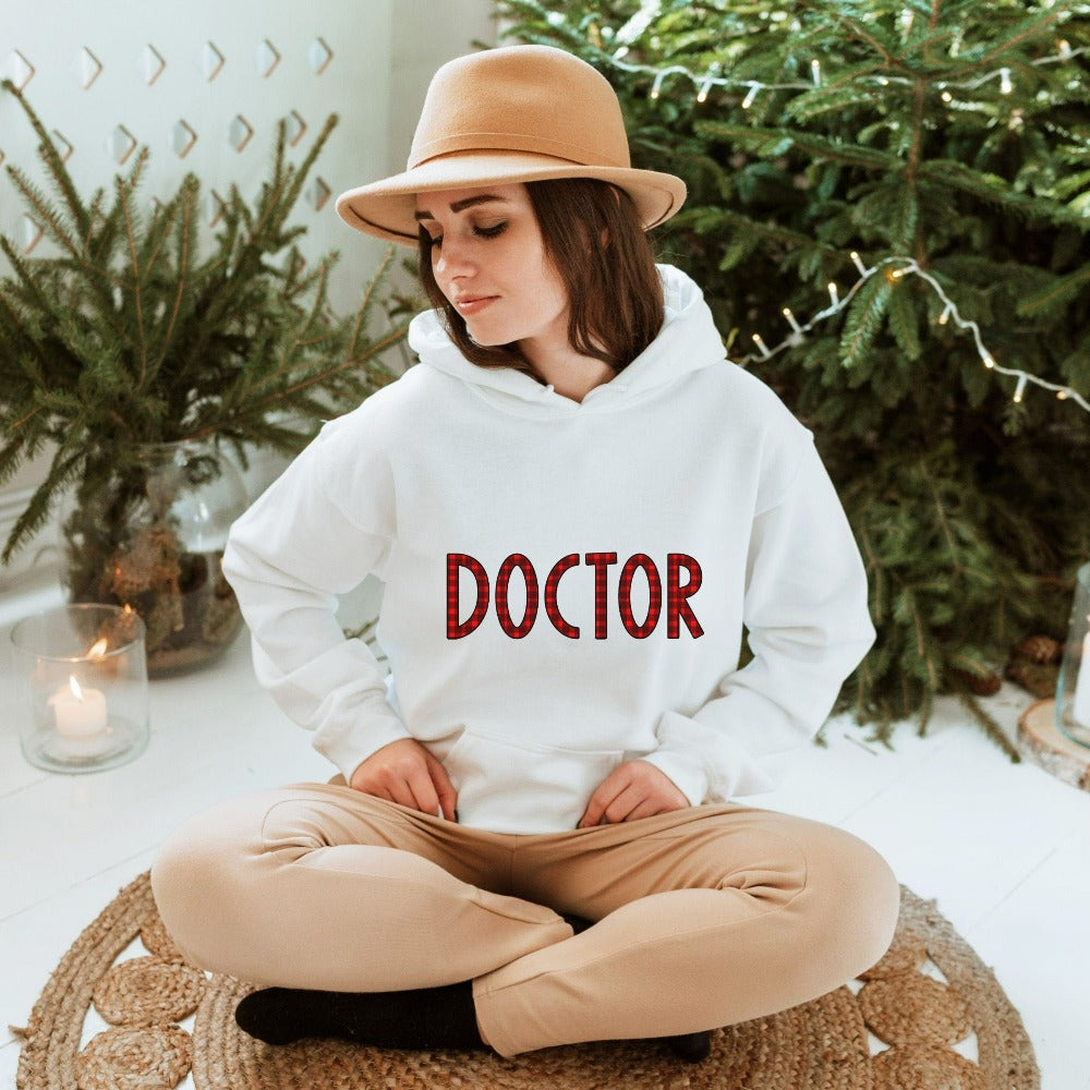Christmas Doctor Sweatshirt, Cute Holiday Sweater for Medical Student Graduate, Doctor Crew Christmas Party Shirt, Doctor Xmas Gifts