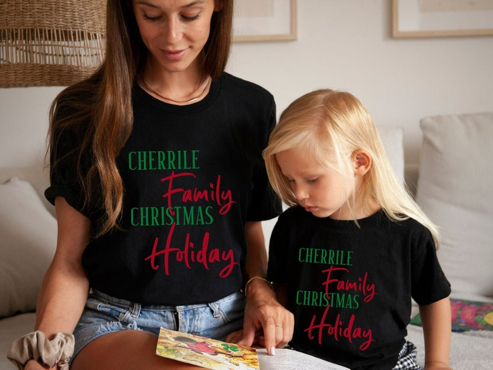 Family Christmas Holiday Customized T-Shirt – Jonomea