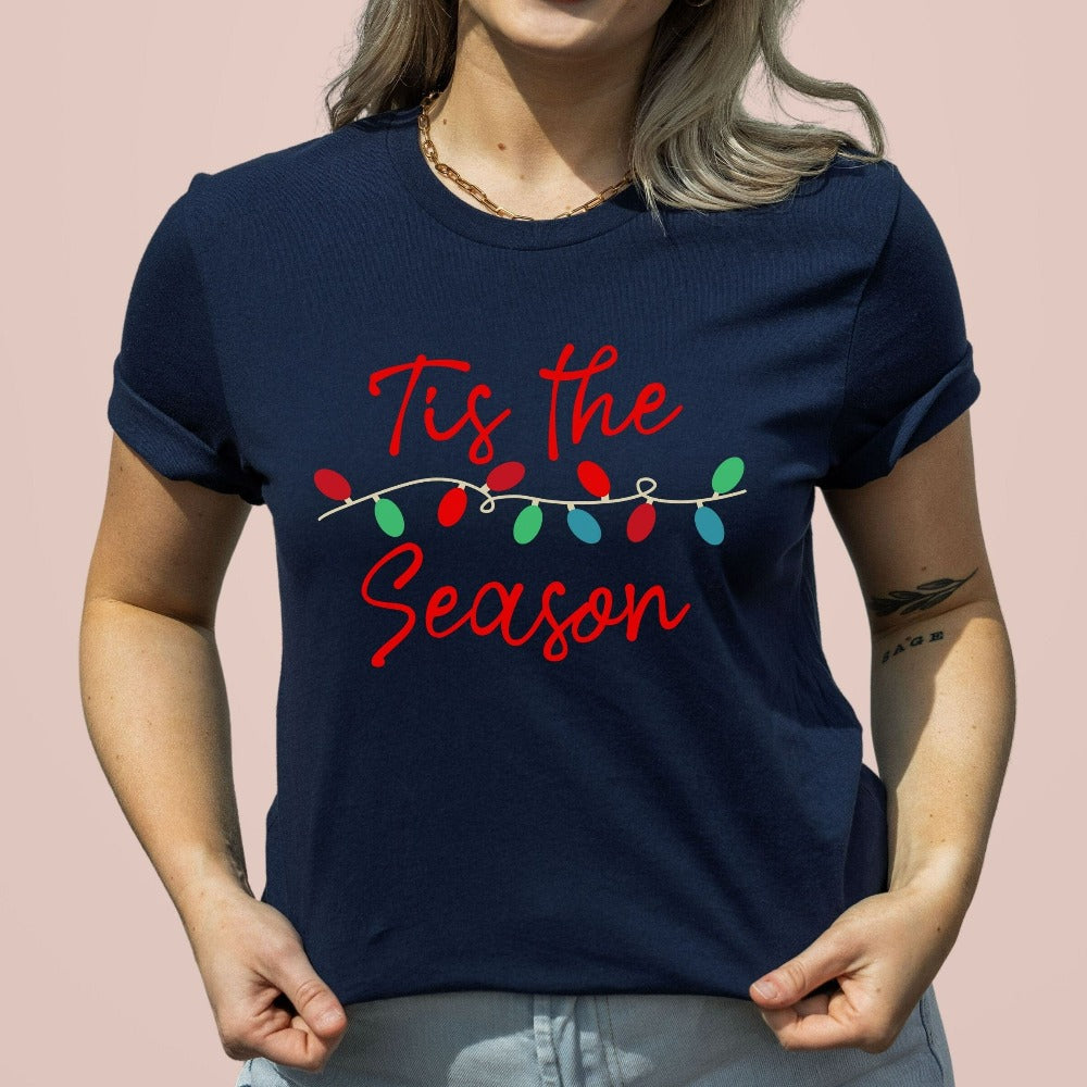 Christmas Family Shirt, Holiday Gift for Her, Xmas Holiday Teacher Gift Idea, End of Year Party Ugly Sweater, Womens Christmas Tshirt