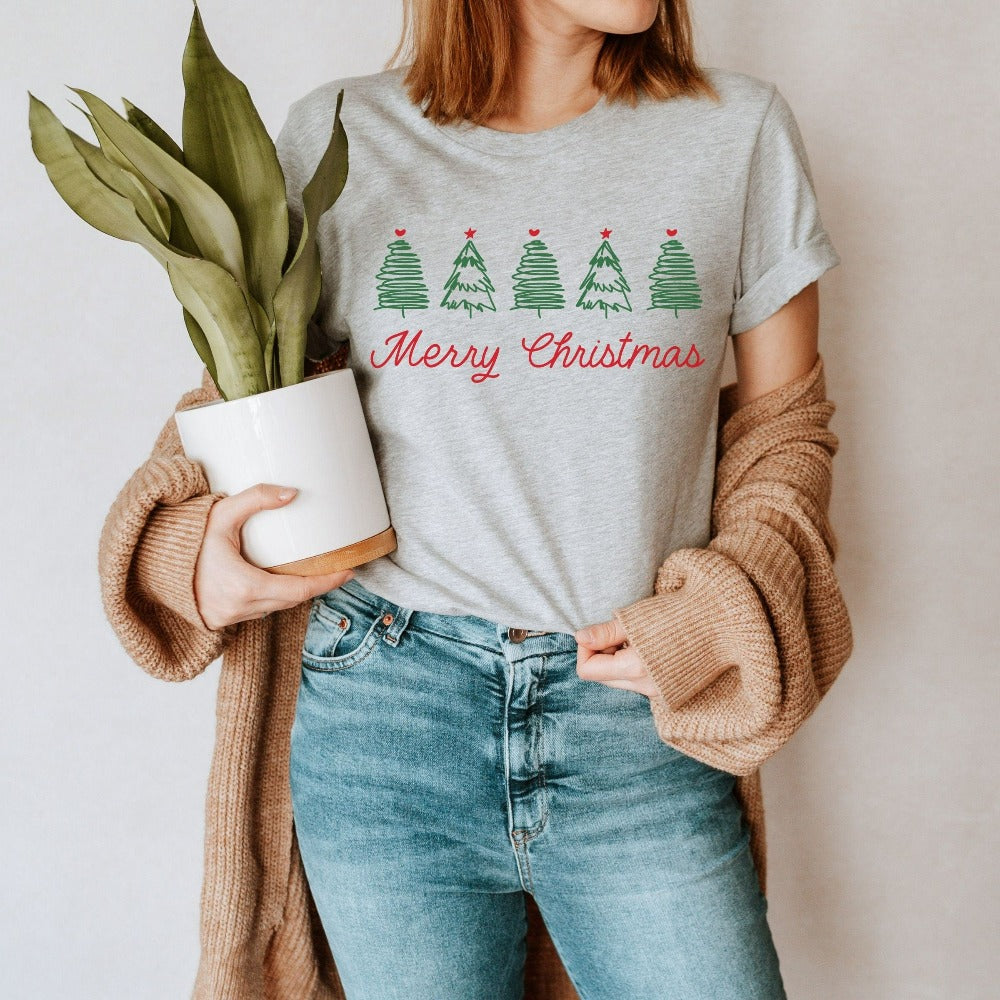 Christmas Family Shirt, Xmas Matching Outfit, Christmas Gift Ideas, Xmas Party T-shirts, Girls Christmas Pajamas Holiday Tee
