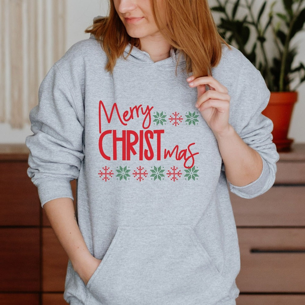 Christmas Family Sweatshirt, Christmas Vacation Shirt, Xmas Gift for Friends Coworker, Ladies Christmas Jumper, Matching Christmas Top