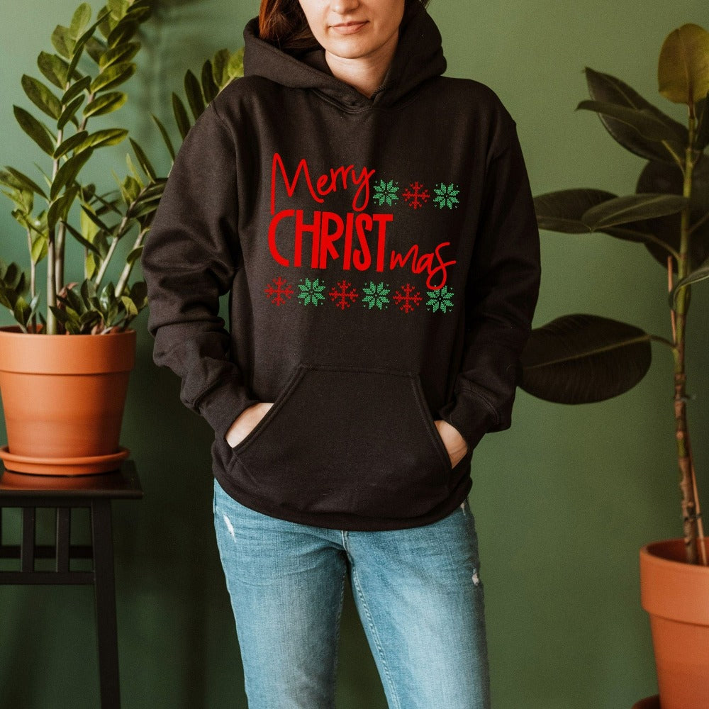 Christmas Family Sweatshirt, Christmas Vacation Shirt, Xmas Gift for Friends Coworker, Ladies Christmas Jumper, Matching Christmas Top