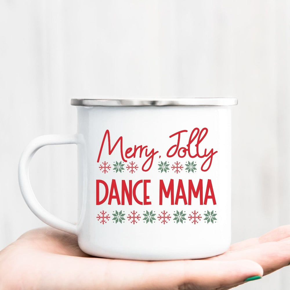 Christmas Gift for Dance Mama Mom, Ballet Christmas Mug, Family Campfire Cup, Christmas Coffee Mug, Hot Chocolate Mug, Mom Xmas Gifts