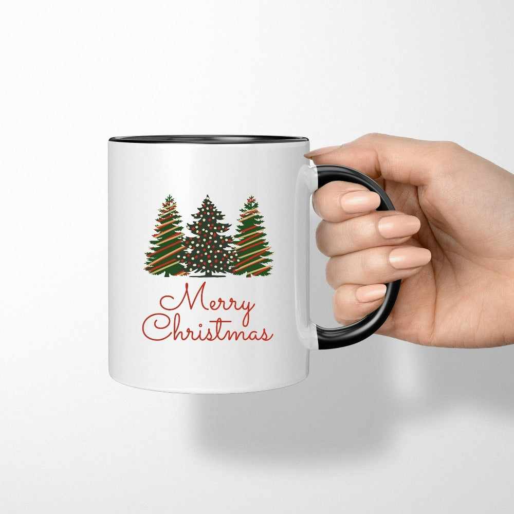 Christmas Gift for Family, Cute Matching Christmas Mug for Family Xmas Eve Dinner, Cousin Crew Pajama Party Christmas Tree Coffee Mug 319 MG