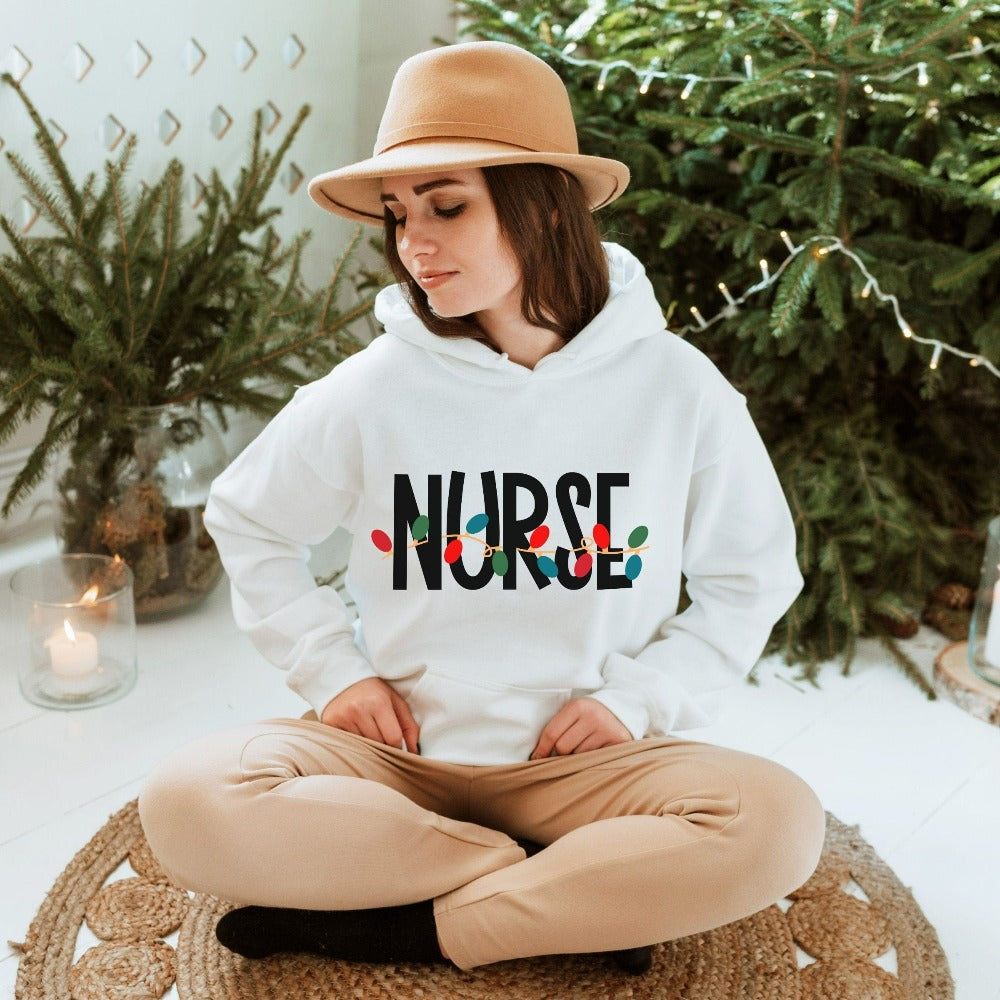 Christmas Gift for Nurse, Nursing School Christmas Sweatshirt, PICU Christmas Party Sweater, New Mom Future Nurse Appreciation Gift