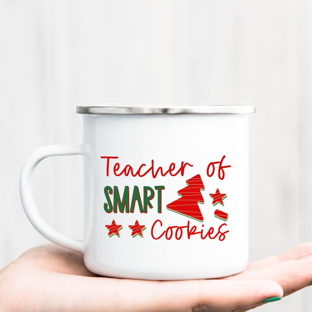 Christmas Gift Idea for Teacher, Elementary Teacher Xmas Holiday Coffee Mug, Uplifting Xmas Stocking Stuffer, New Teacher Presents 