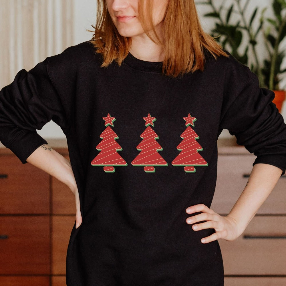 Christmas Gift Ideas, Christmas Sweatshirt, Holiday Shirt, Cute Women's Holiday Sweater, Merry Festive Outfit for Family, Xmas Reunion Shirt