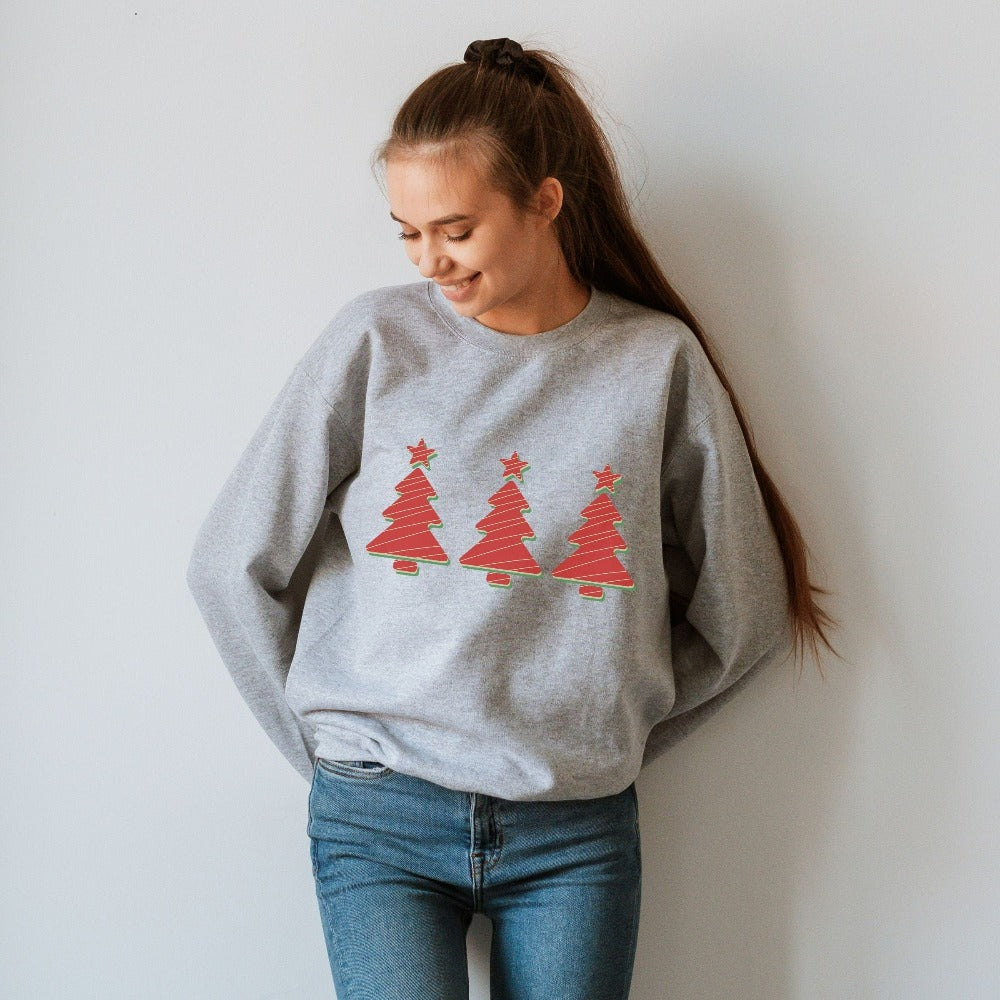 Christmas Gift Ideas, Christmas Sweatshirt, Holiday Shirt, Cute Women's Holiday Sweater, Merry Festive Outfit for Family, Xmas Reunion Shirt