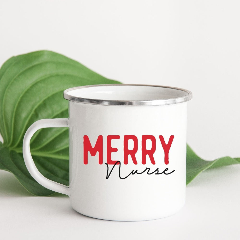 Christmas Gifts, Holiday Mug for Nurses, Campfire Cup Ideas, Nurse Christmas Mug, Happy Holiday Season Gift, Cute Xmas Greetings Mug 