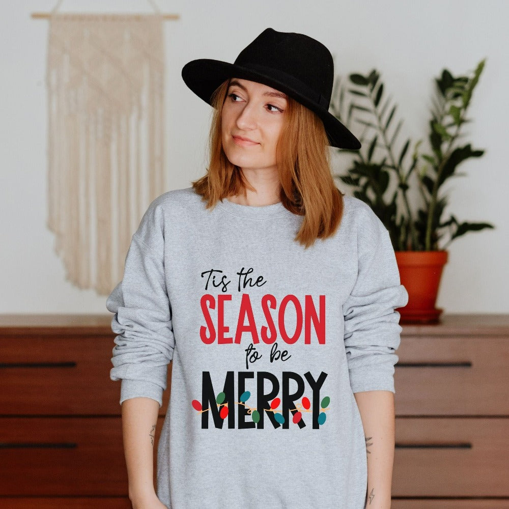 Christmas Holiday Sweaters for Women, Winter Holiday Sweatshirt, Merry Christmas Gifts, Christmas Carol Group Shirt, Xmas Gift