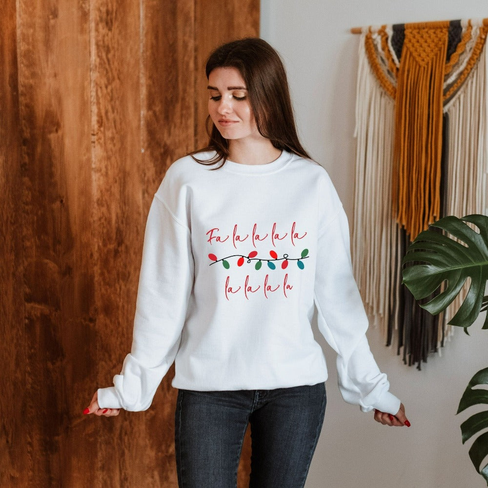 Christmas Holiday Sweatshirt for Women, Cute Winter Sweater, Merry Christmas Sweatshirts, Women's Xmas Pajamas, Mom Christmas Gifts