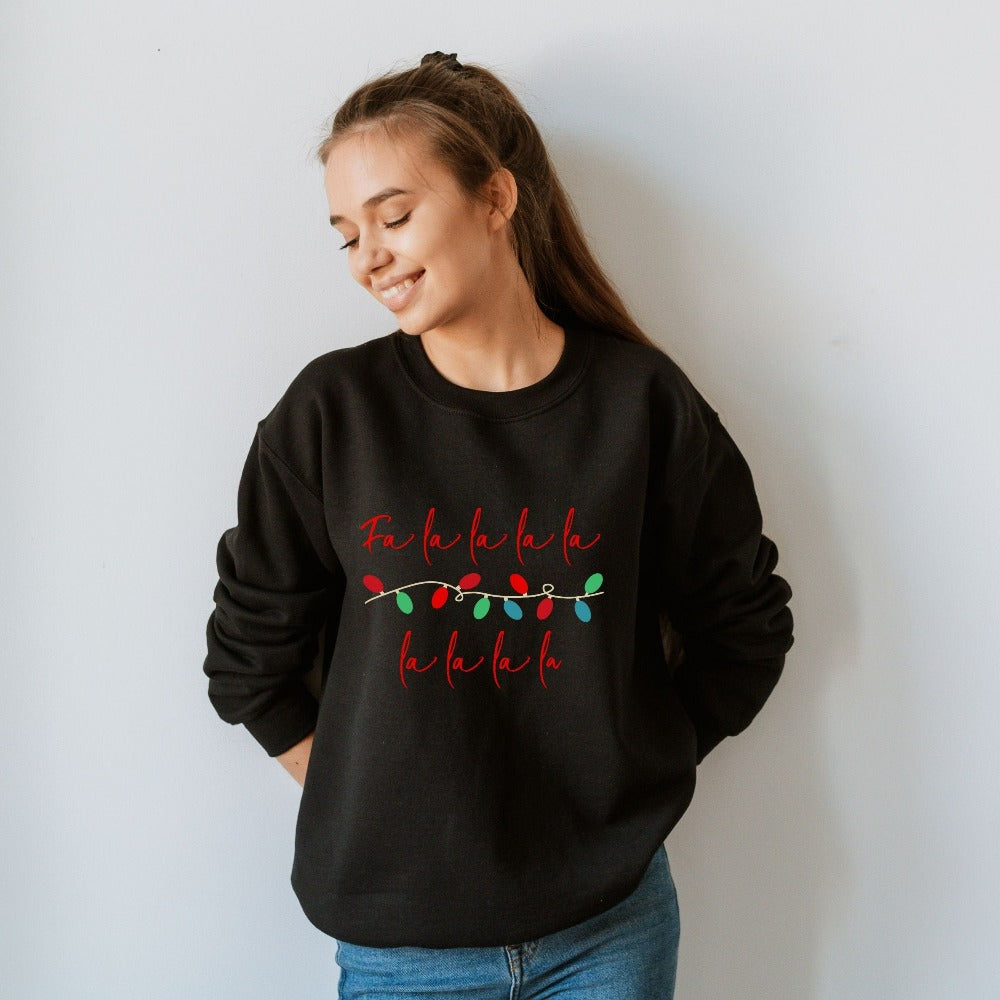 Christmas Holiday Sweatshirt for Women, Cute Winter Sweater, Merry Christmas Sweatshirts, Women's Xmas Pajamas, Mom Christmas Gifts